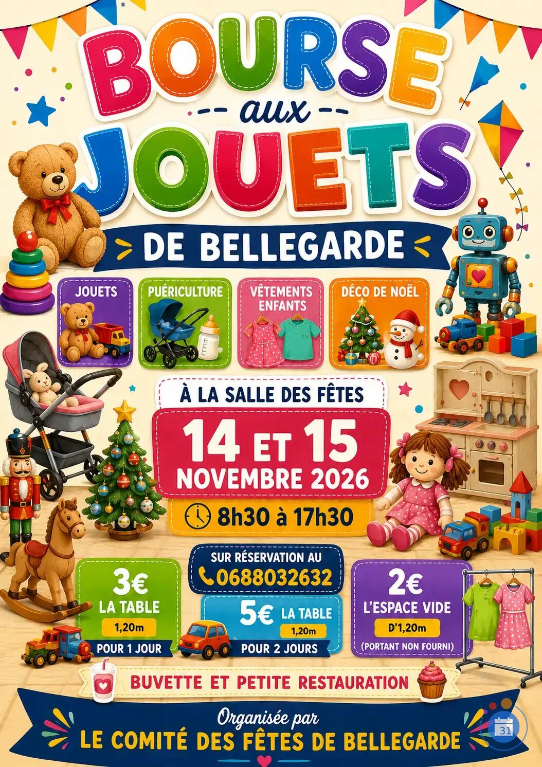 Image BOURSE AUX JOUETS, PUERICULTURE, VETEMENTS ENFANTS, DECO NOEL (photo 1)