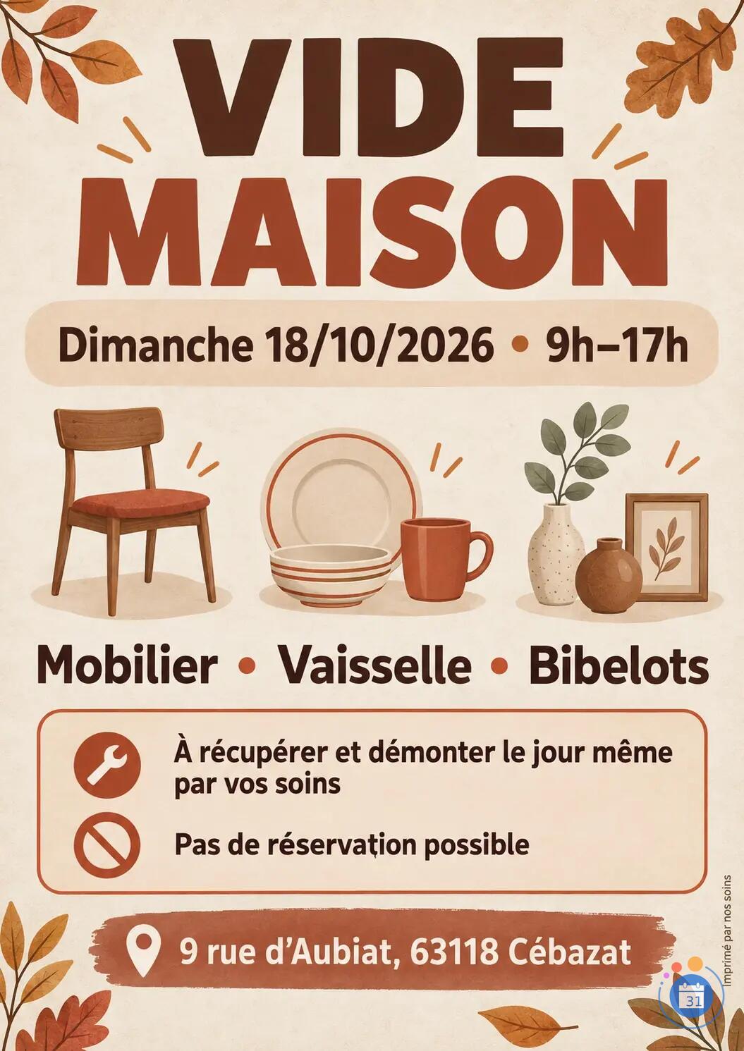 Image Vide maison Cébazat (photo 1)
