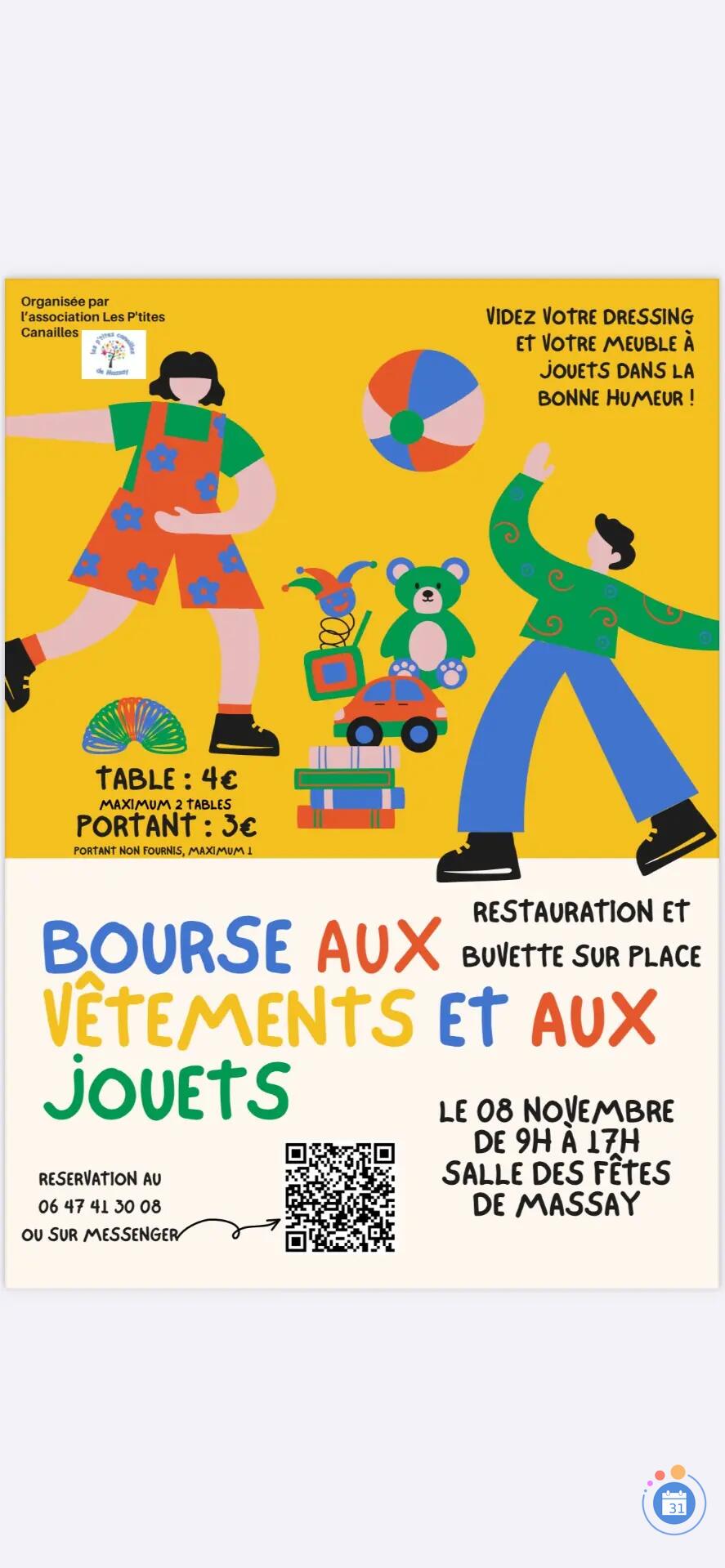 Image Bourses aux vêtements, jouets et puériculture (photo 1)