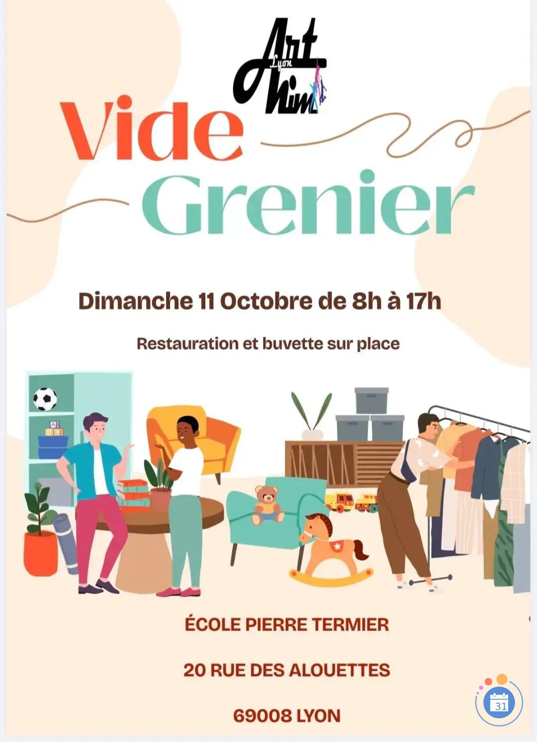 Image Vide grenier Art Anim Lyon (photo 1)
