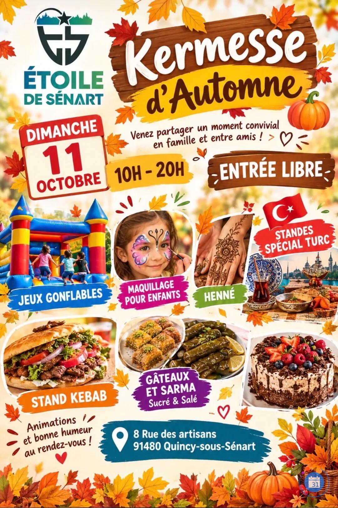 Image Kermesse d’Automne – Étoile de Sénart (photo 1)