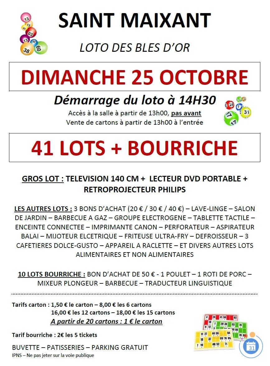 Image Loto du Club des Blés d'Or (photo 1)