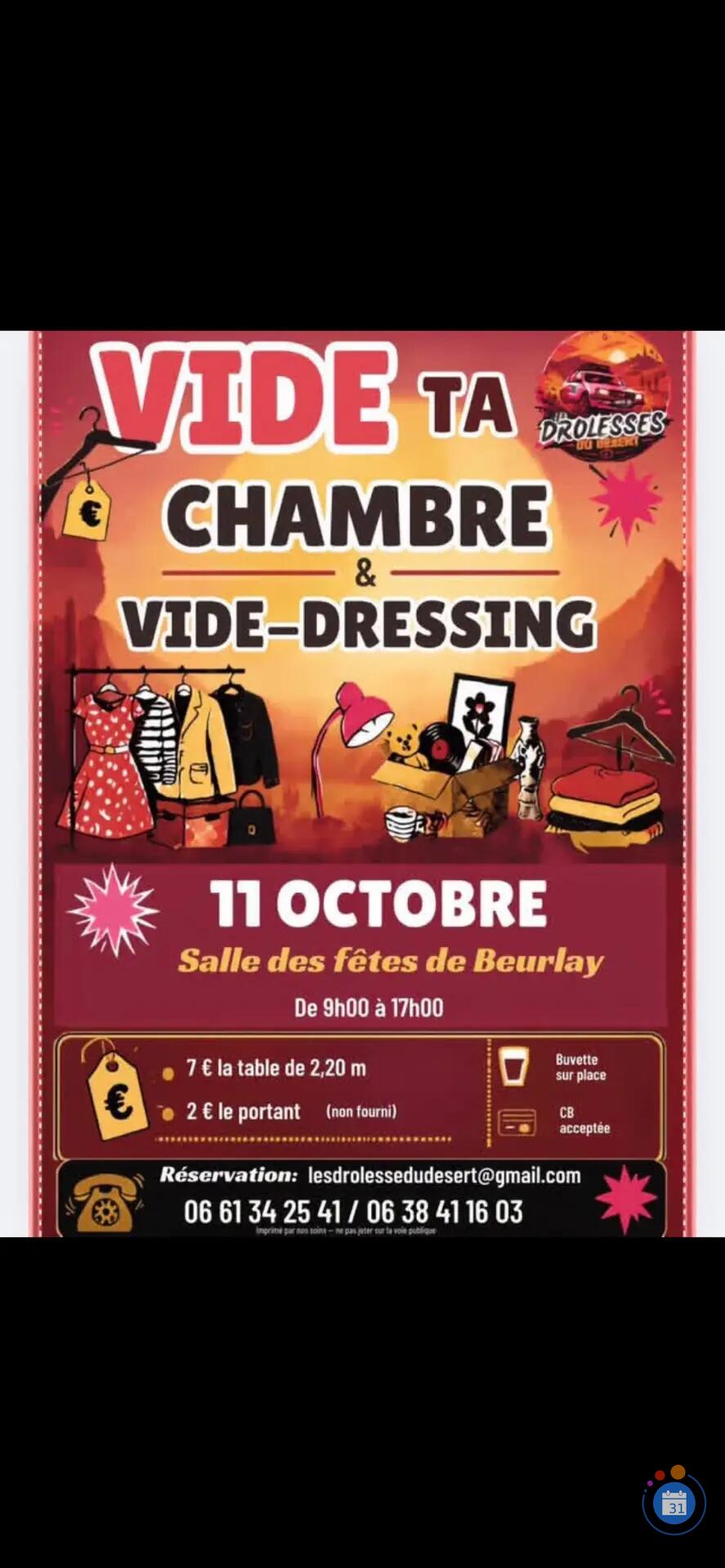 Image Vide ta chambre & vide dressing (photo 1)