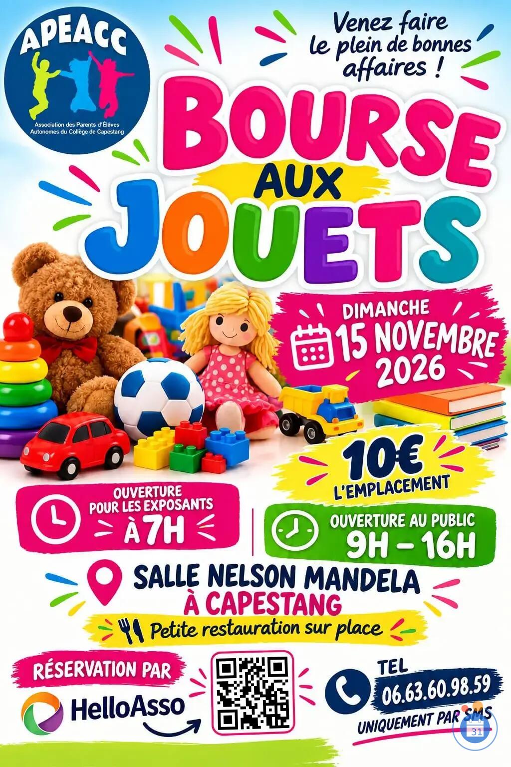 Image BOURSE AUX JOUETS (photo 1)