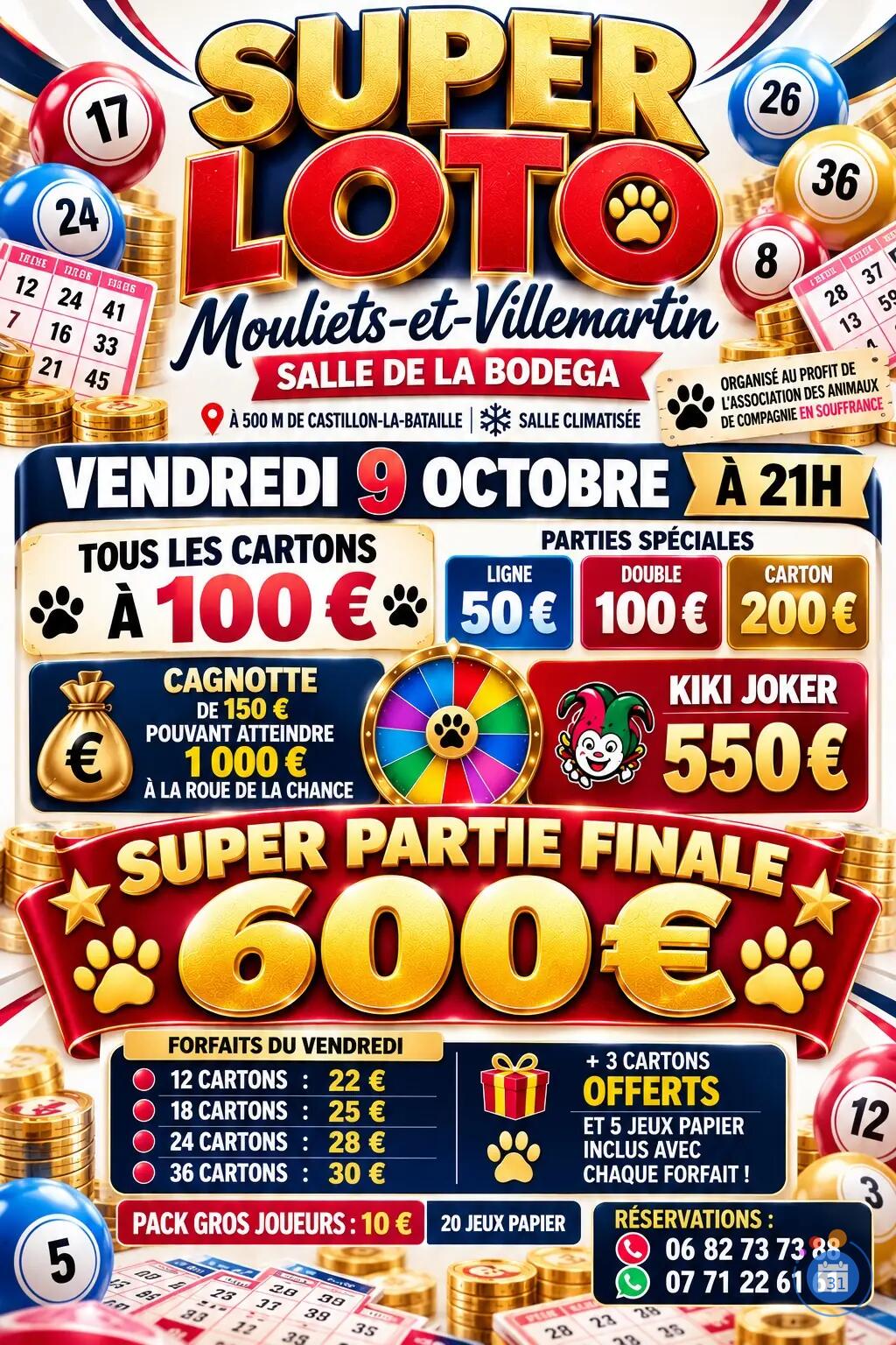 Image LOTO SUPER PARTIE FINALE 600€ (photo 1)