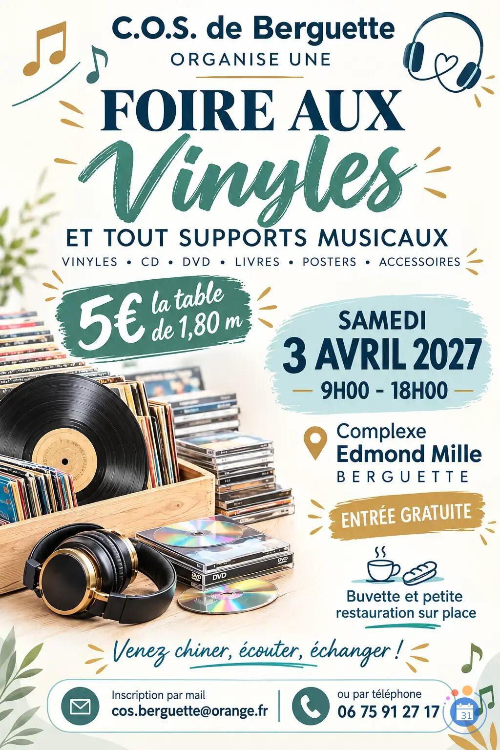 Image Foire aux vinyles et tout supports musicaux (photo 1)