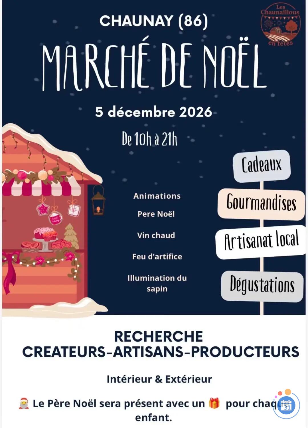 Image Marché de Noël de Chaunay (photo 1)