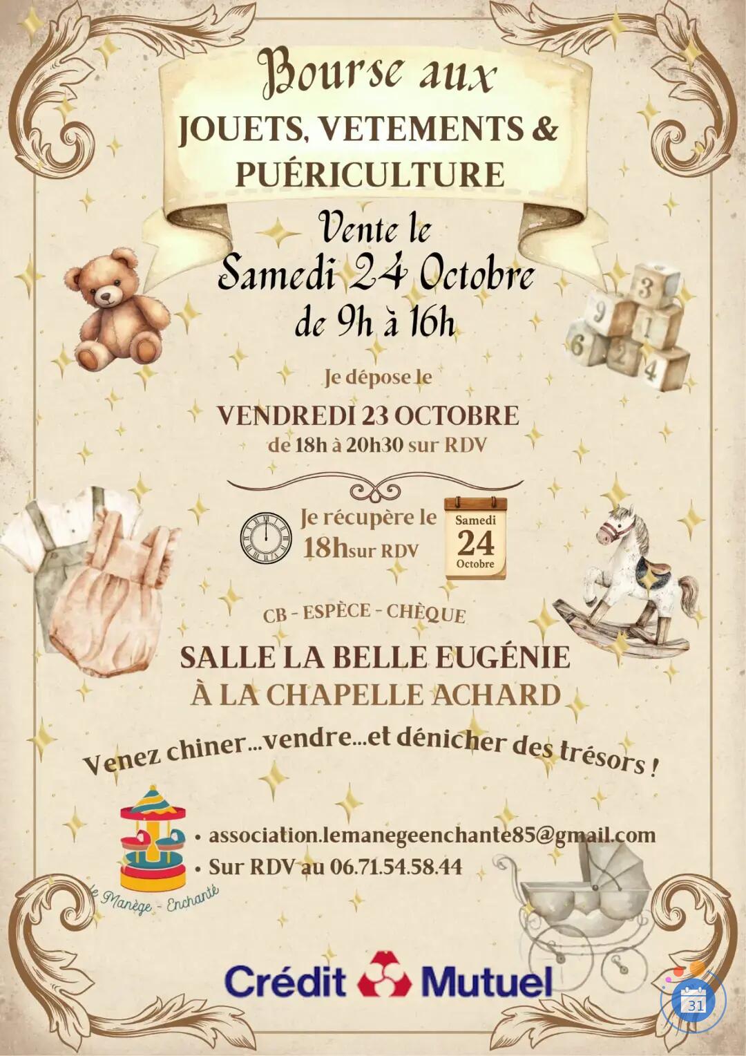 Image Bourse aux jouets, vêtements et puériculture 2026 (photo 1)