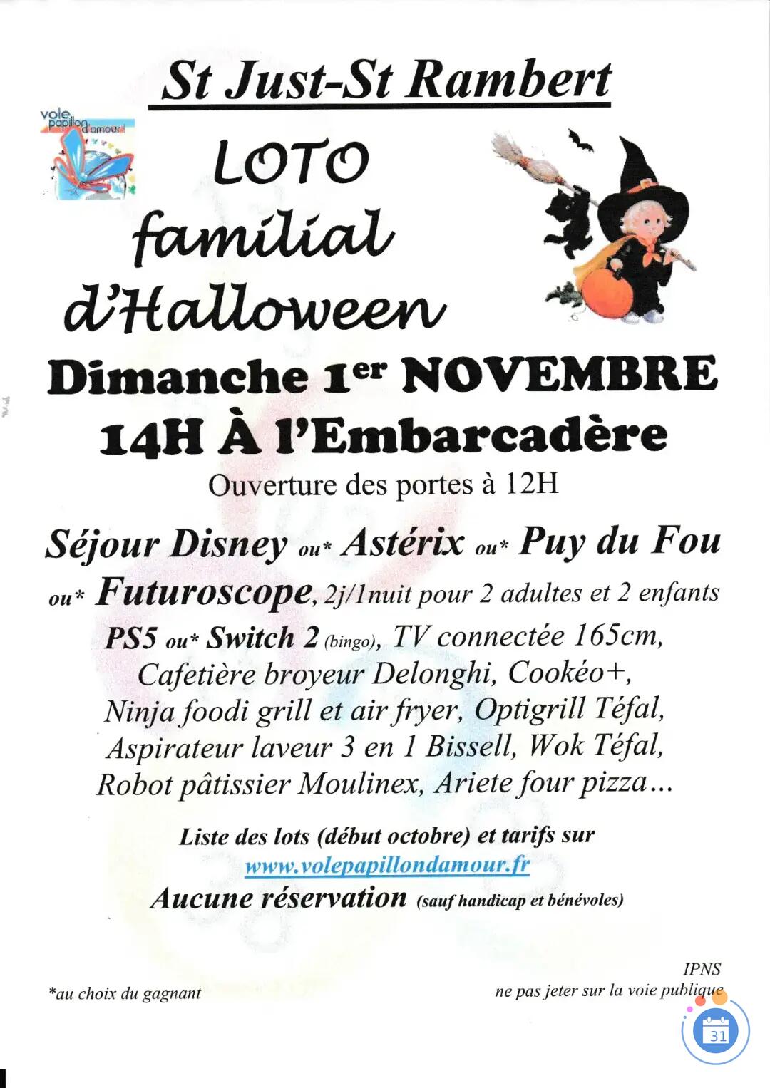 Image Loto familial d'Halloween (photo 1)