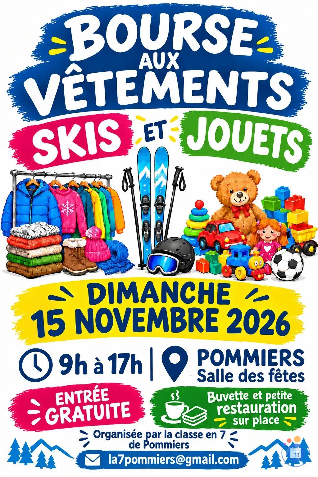 Image BOURSE AUX VETEMENTS-SKIS ET JOUETS (photo 1)