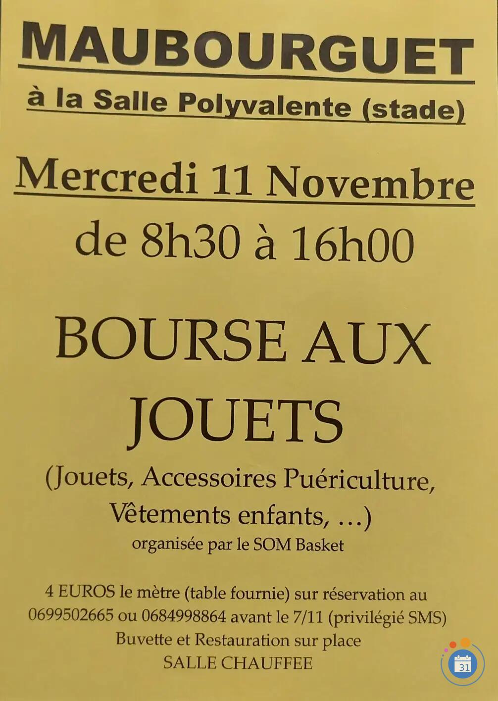 Image BOURSE AUX JOUETS (photo 1)
