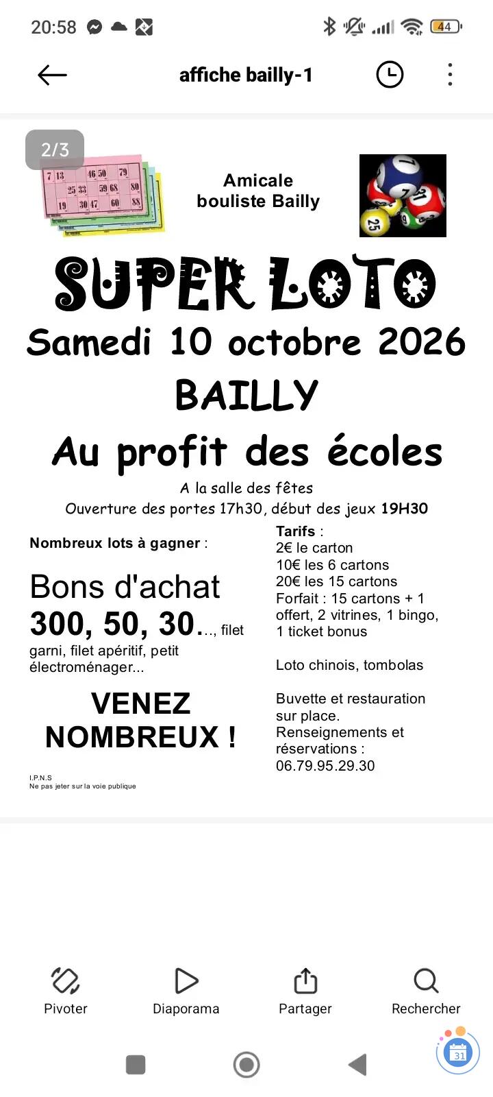 Image Super loto au profit de l'école (photo 1)