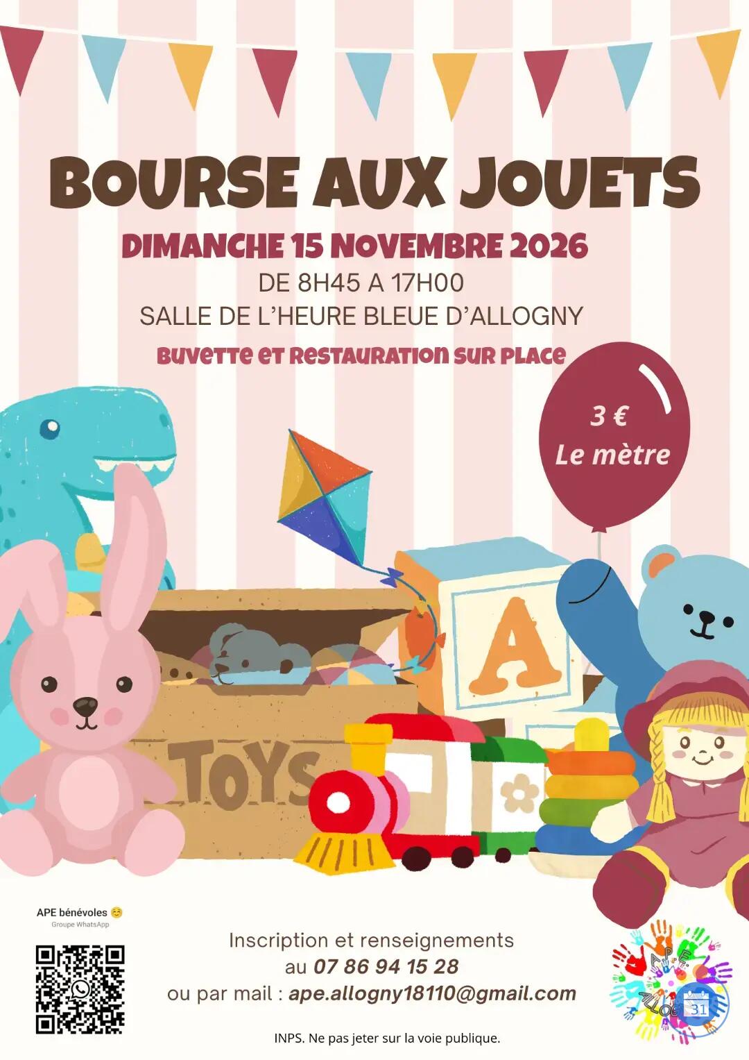 Image Bourse aux jouets de l'APE d'Allogny (photo 1)
