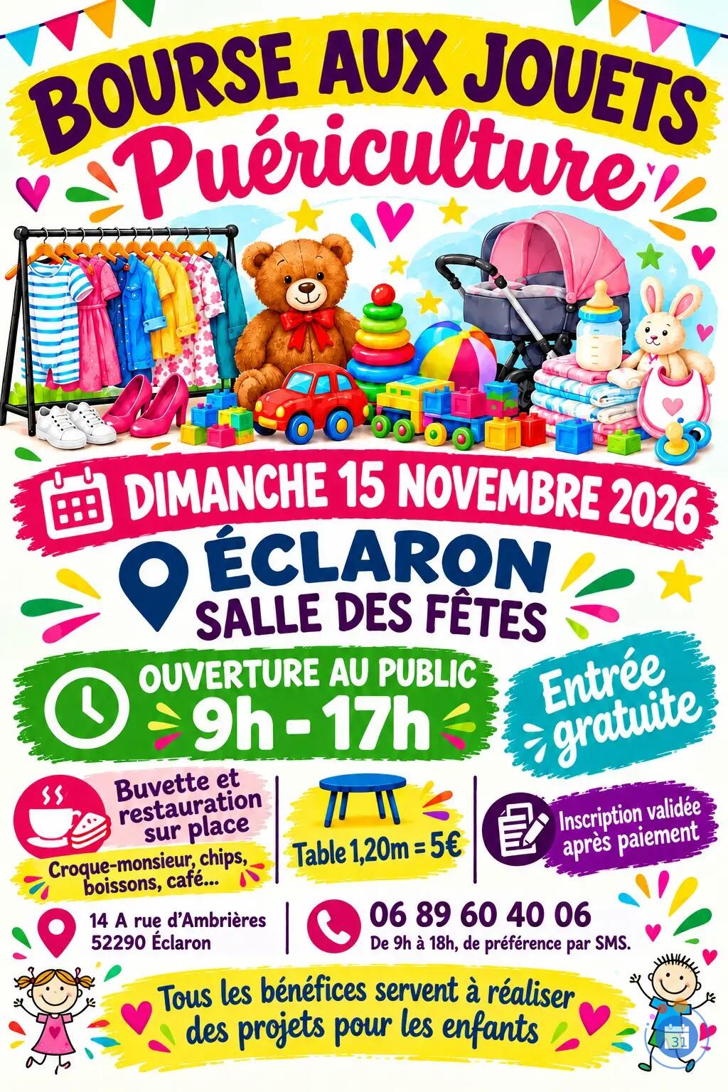 Image Bourse aux jouets Eclaron (photo 1)