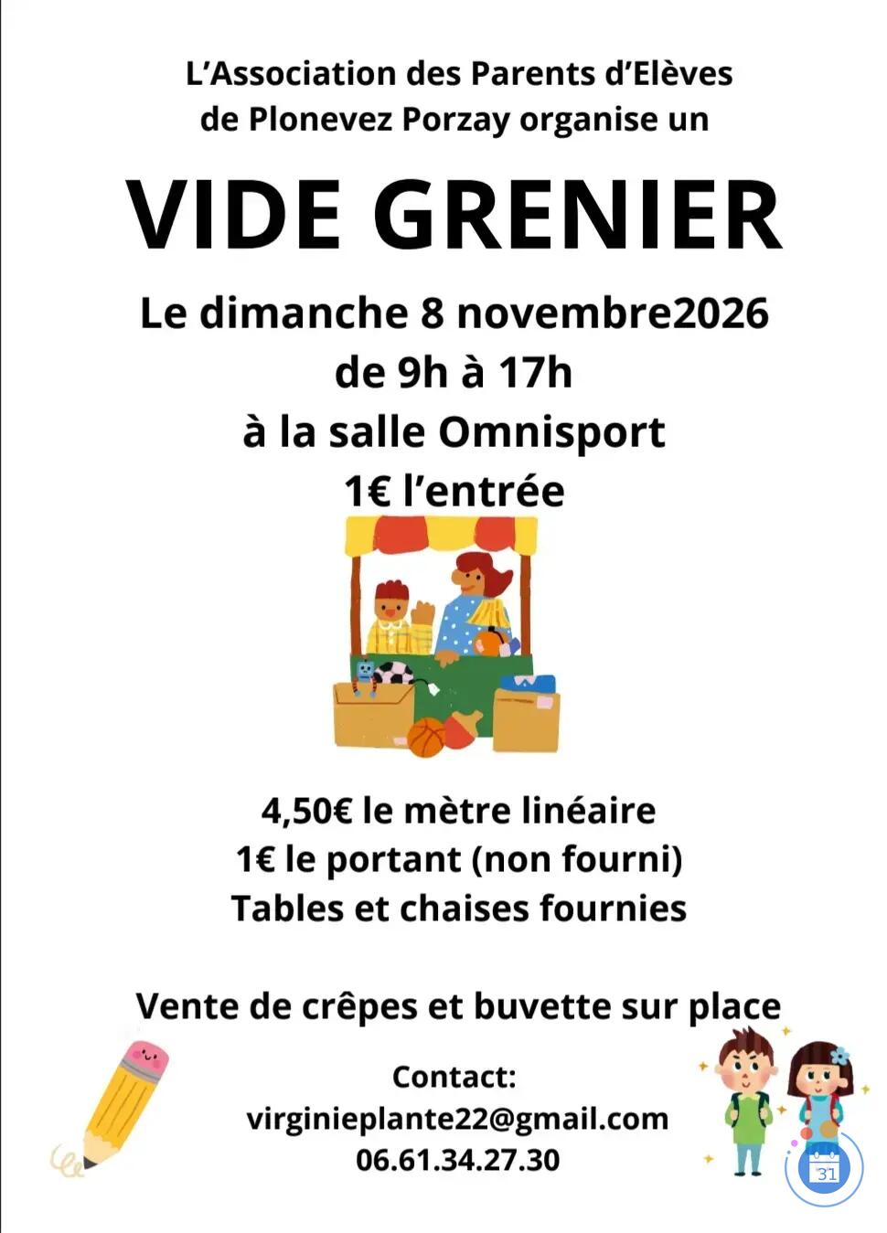 Image Vide greniers de l'APE de l'école communale (photo 1)