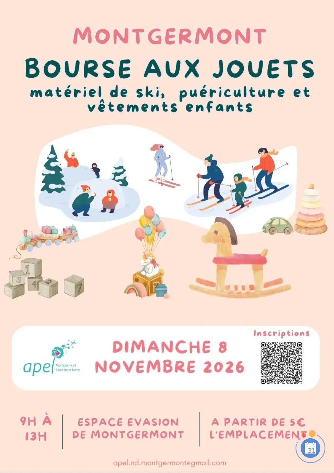 Image Bourses aux jouets, vêtements enfants, articles de ski et de puériculture (photo 1)
