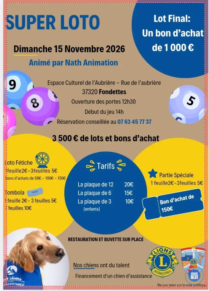 Image Loto animé par Nath Animation (photo 1)