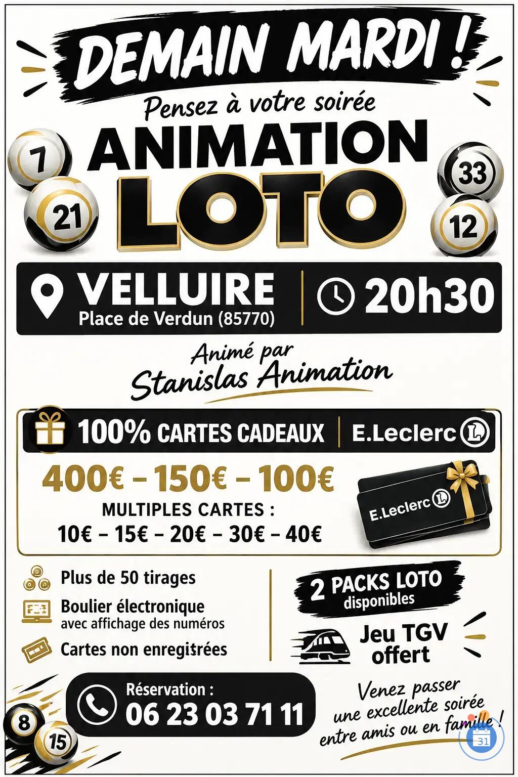 Image Soirée animation loto avec pack loto (photo 1)