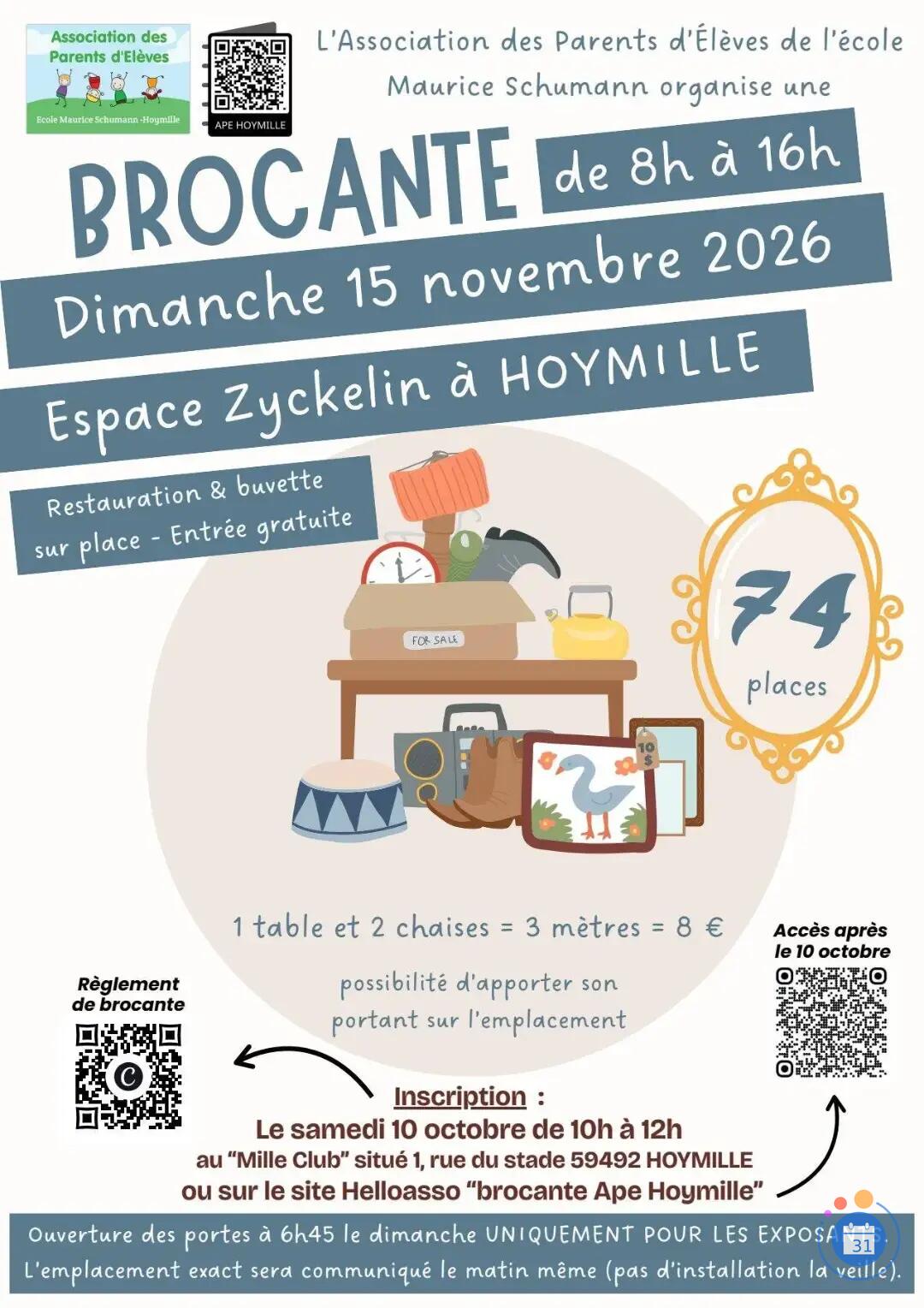 Image brocante en salle (photo 1)