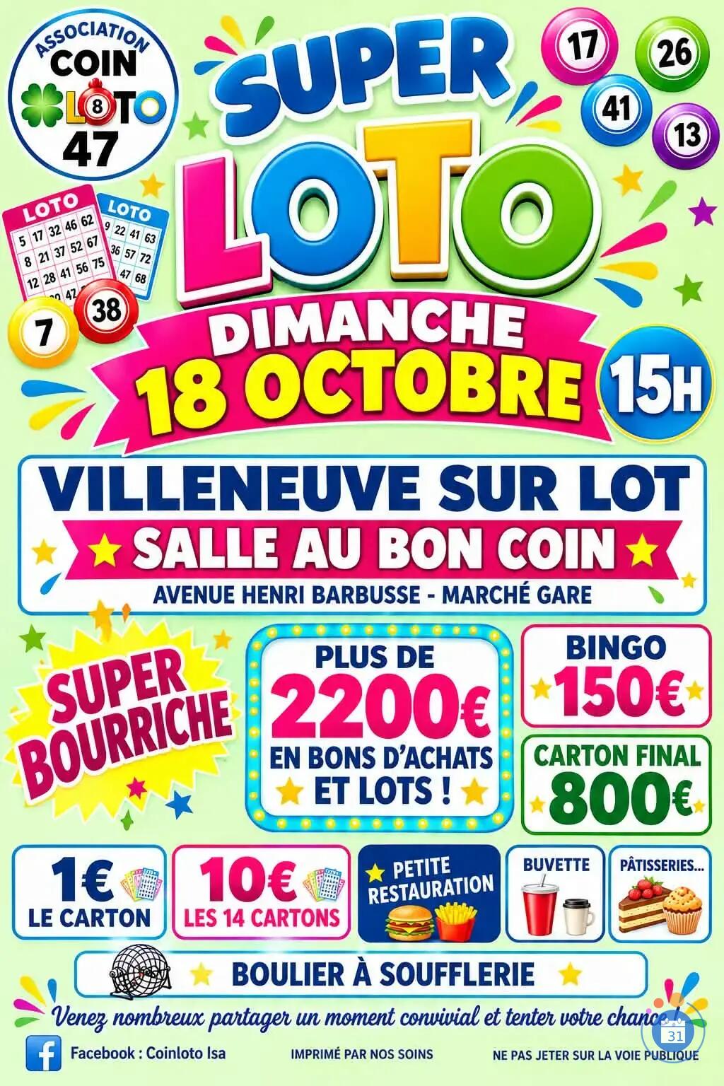 Image SUPER LOTO DU COIN LOTO 47 (photo 1)