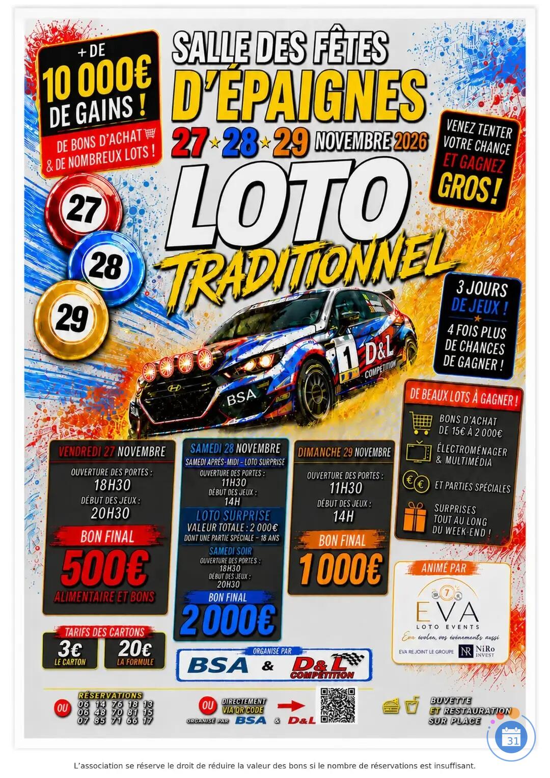 Image Loto Traditionnel Epaignes (photo 1)