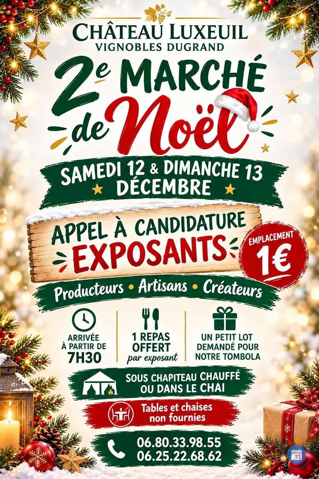 Image 2ème Marché de Noël Château Luxeuil (photo 2)