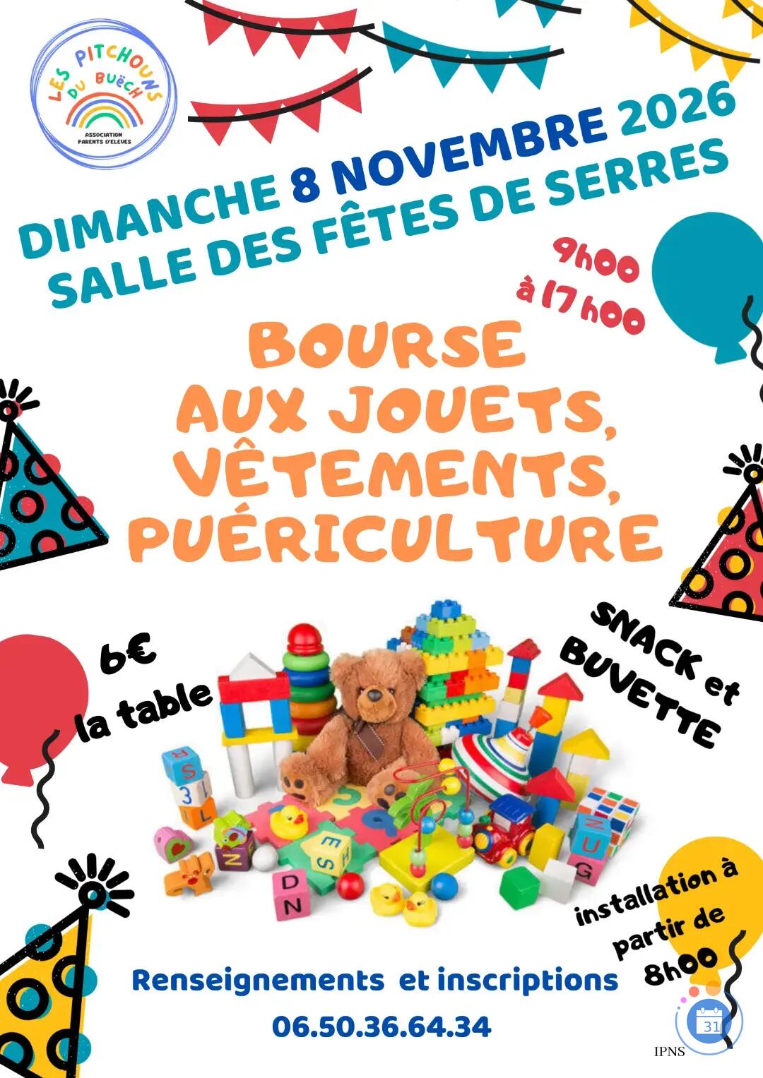 Image BOURSE aux jouets - vêtements - puériculture (photo 1)
