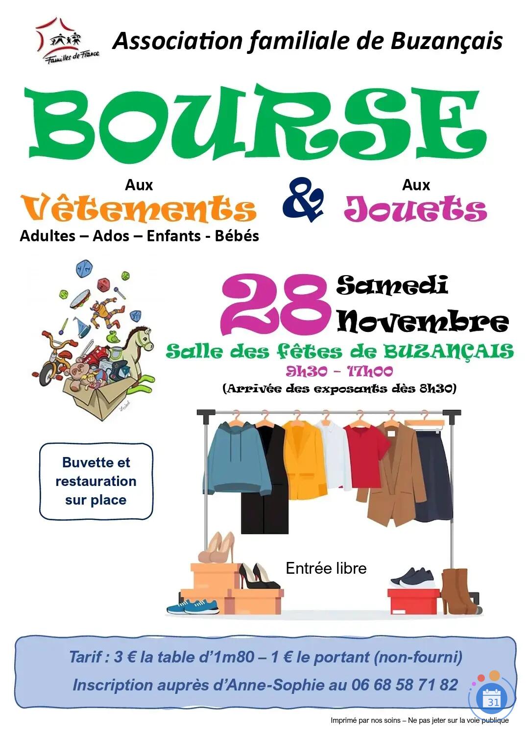 Image Bourse aux vêtements et jouets (photo 1)
