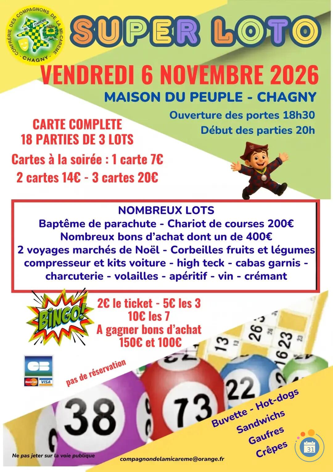 Image loto des compagnons de la mi carême (photo 1)
