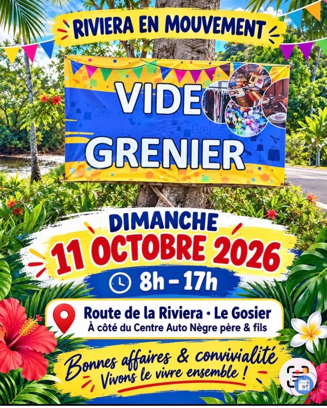 Image Vide grenier Riviera en Mouvement (photo 1)