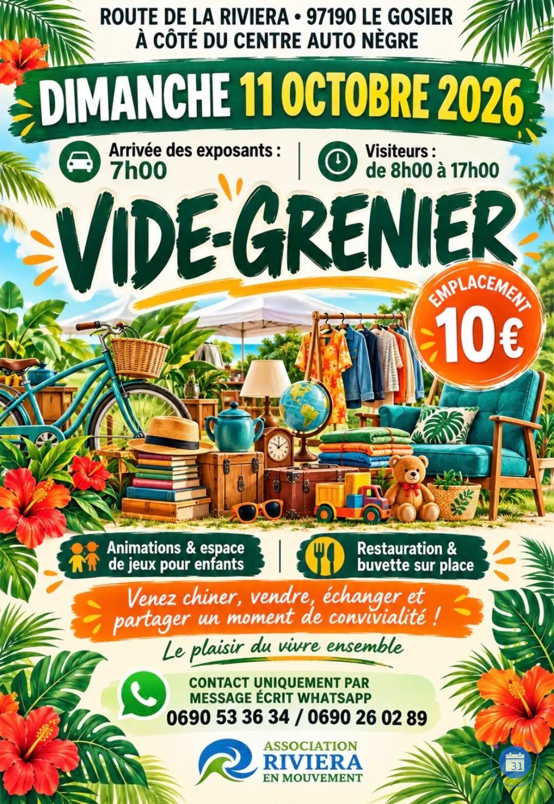 Image Vide grenier Riviera en Mouvement (photo 3)