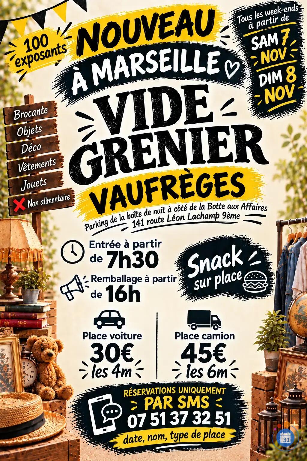 Image Grand vide grenier Vaufrèges (photo 1)