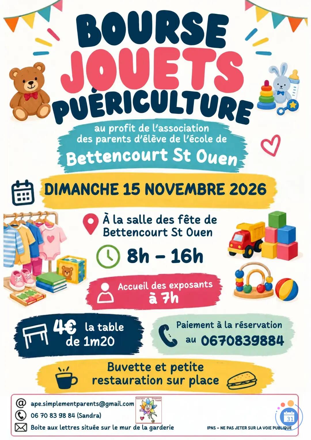 Image bourse aux jouets et de puériculture (photo 1)