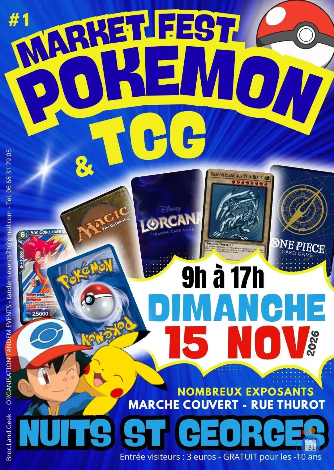 Image Market Fest' Pokemon & TCG Nuits St Georges (photo 1)