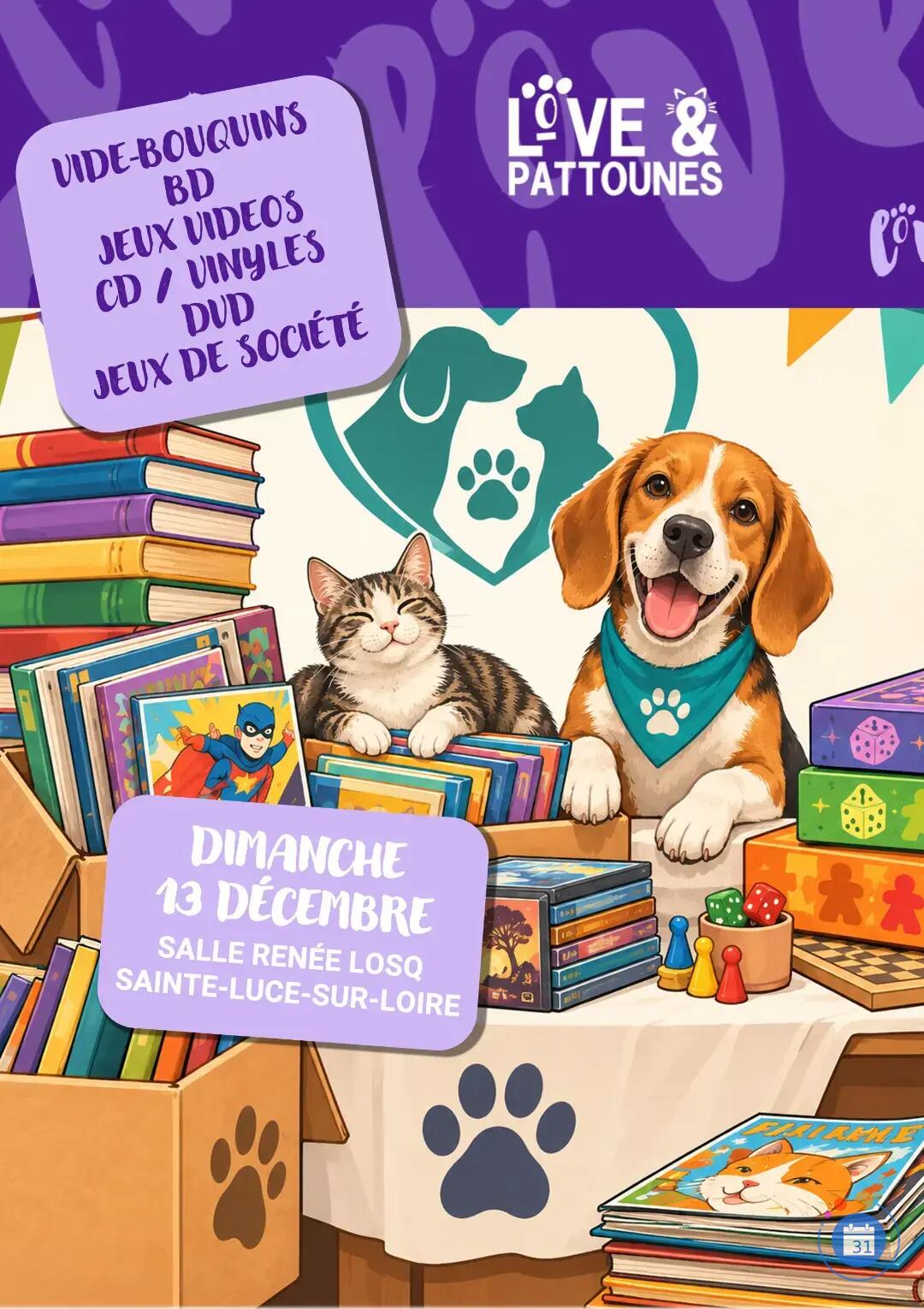 Image VIDE-BOUQUINS / BD / JEUX VIDEOS / CD / VINYLES / DVD / JEUX DE SOCIÉTÉ 2026 (photo 1)
