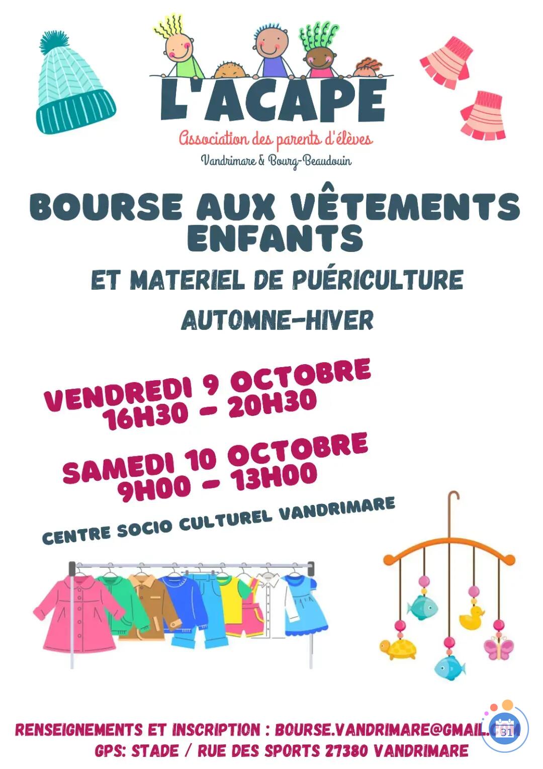 Image Bourse aux vêtements Automne-Hiver (photo 1)
