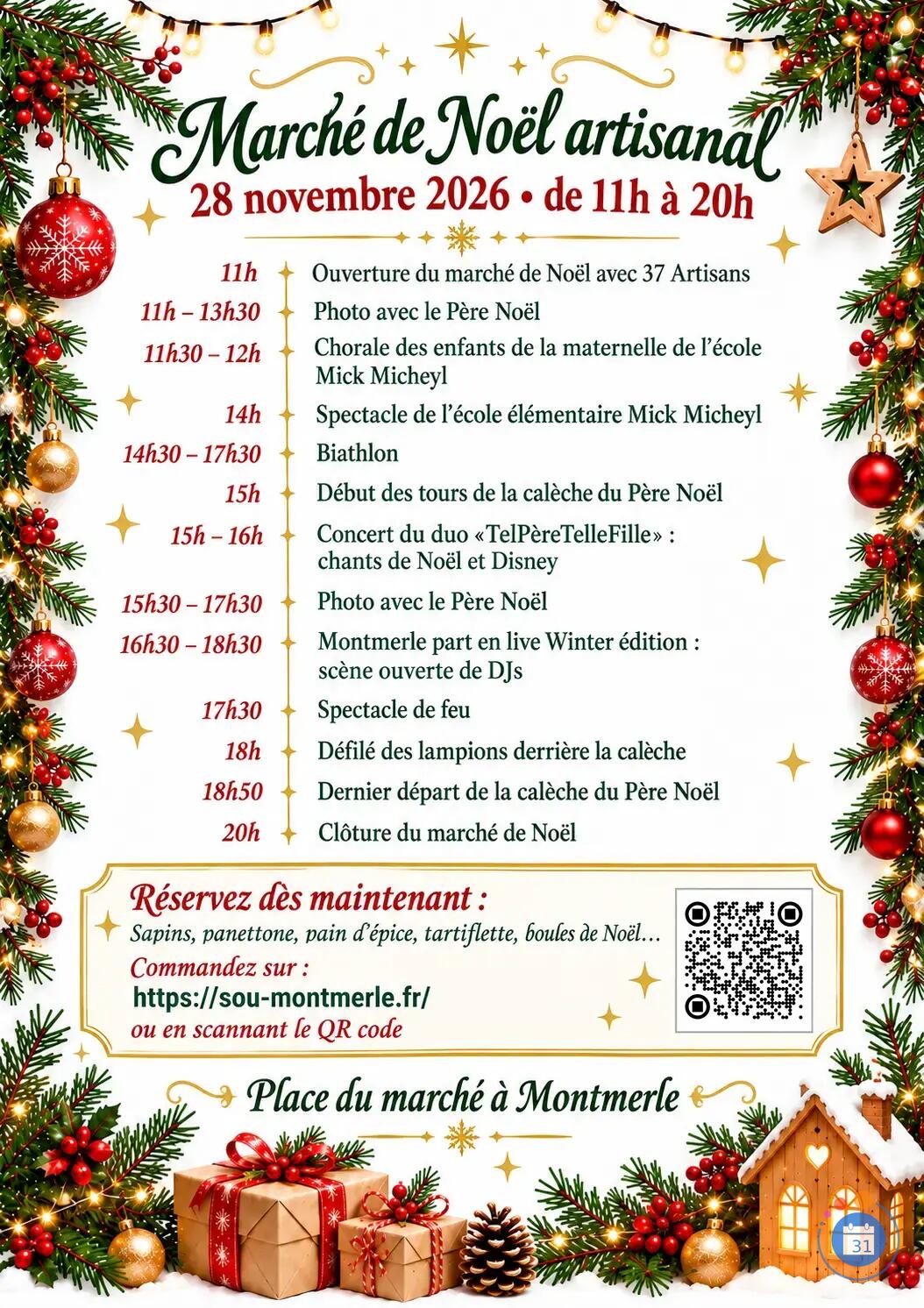 Image Marché de Noël artisanal 2026 (photo 2)