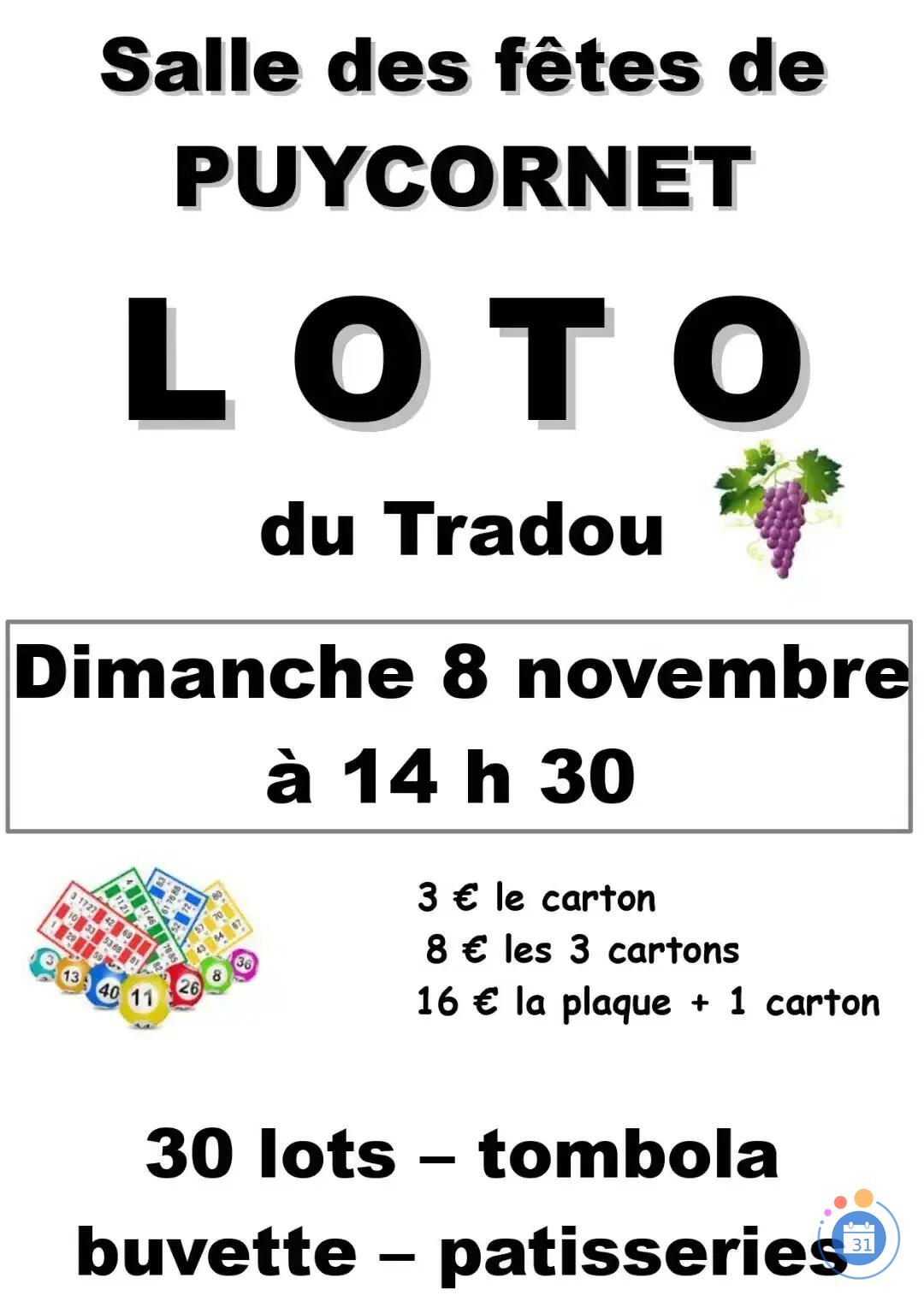 Image Loto des ainés de l'HONOR DE COS