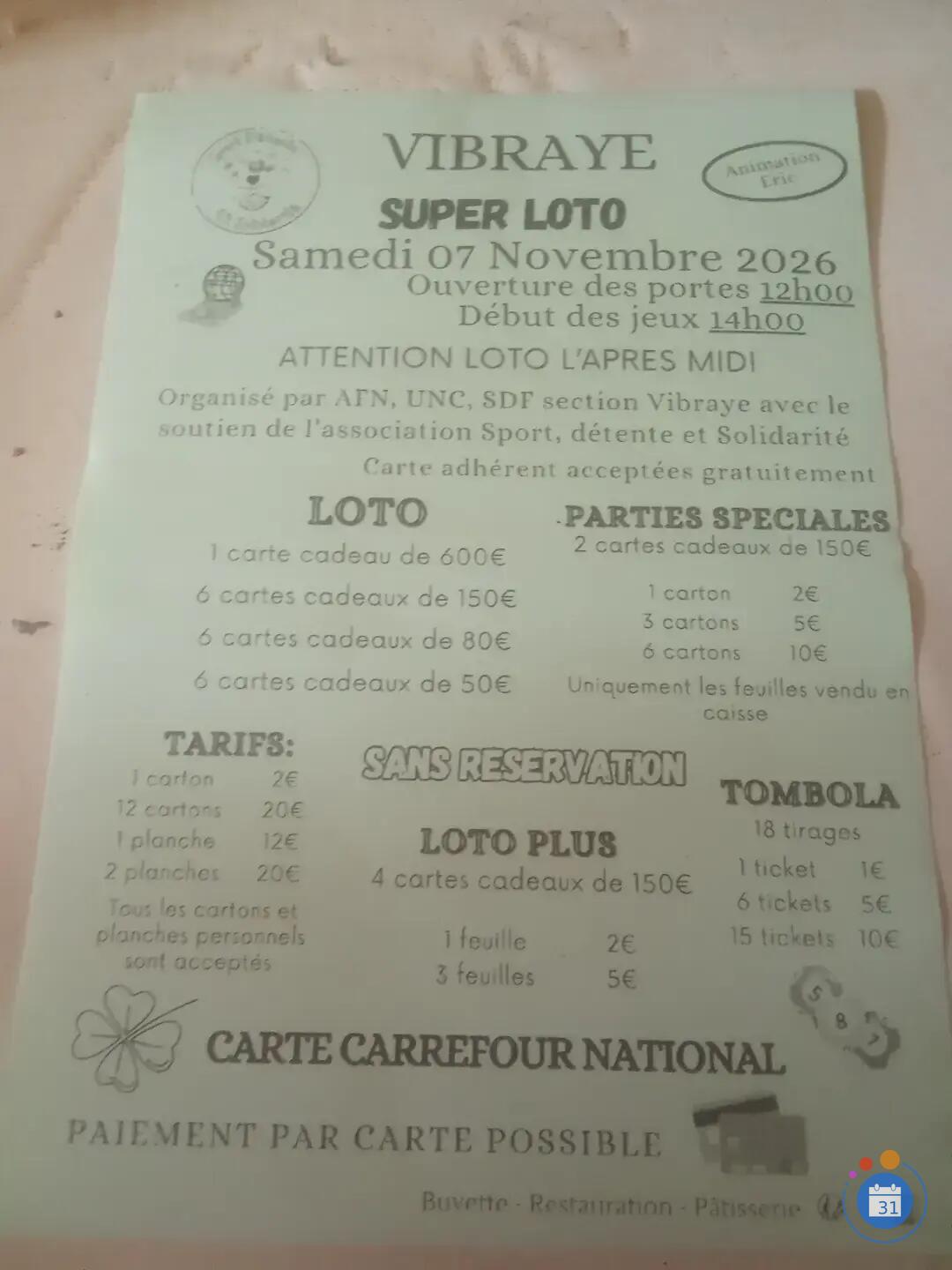Image SUPER LOTO (photo 1)
