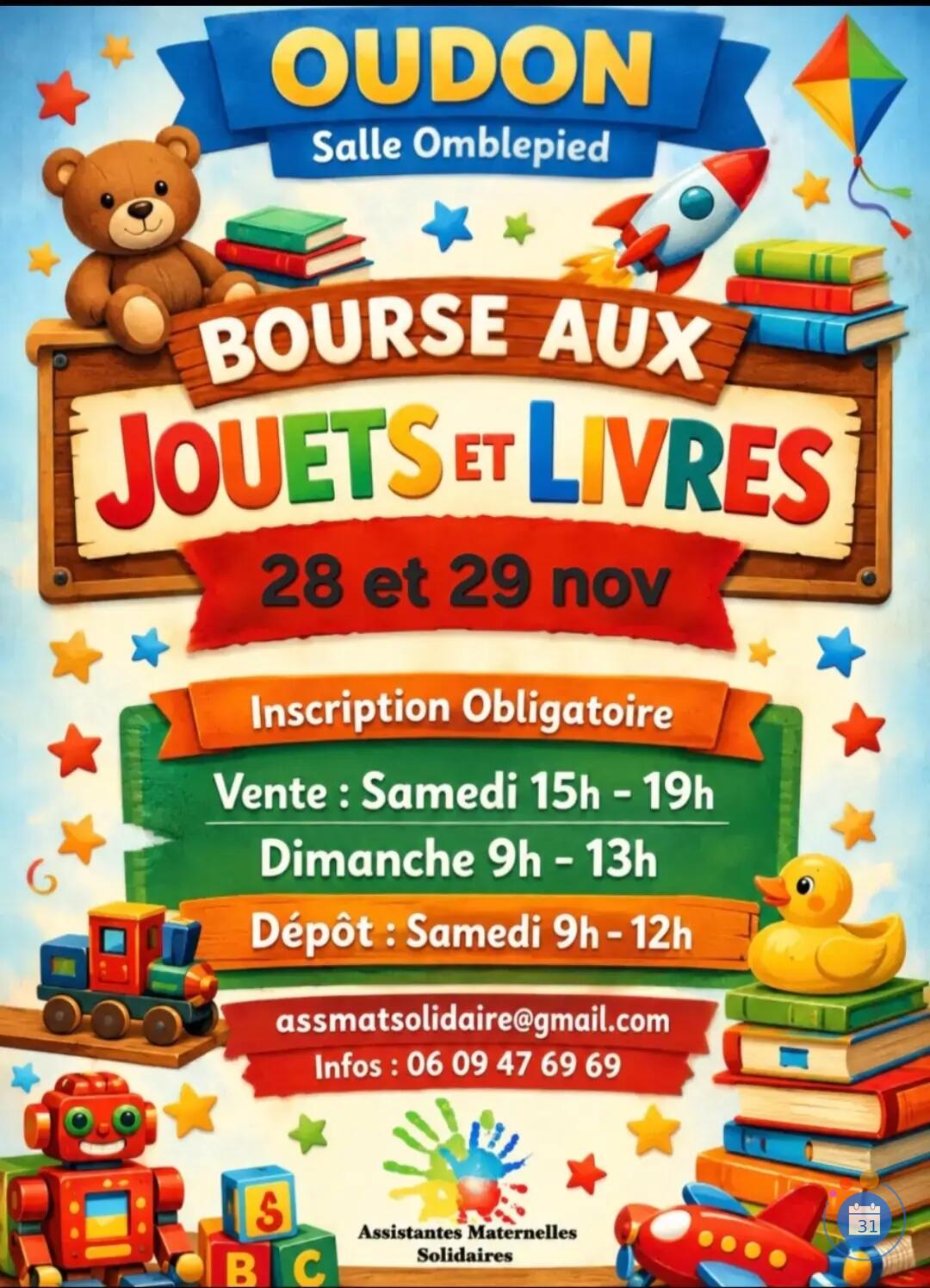 Image Bourse aux jouets et livres (photo 1)