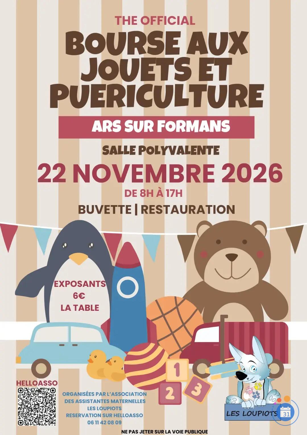 Image BOURSE AUX JOUETS ET PUERICULTURE (photo 1)