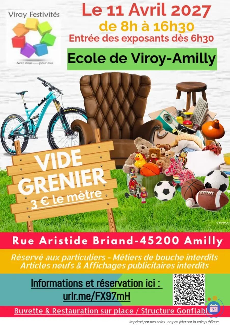 Image Vide grenier de l'école de Viroy Amilly (photo 1)