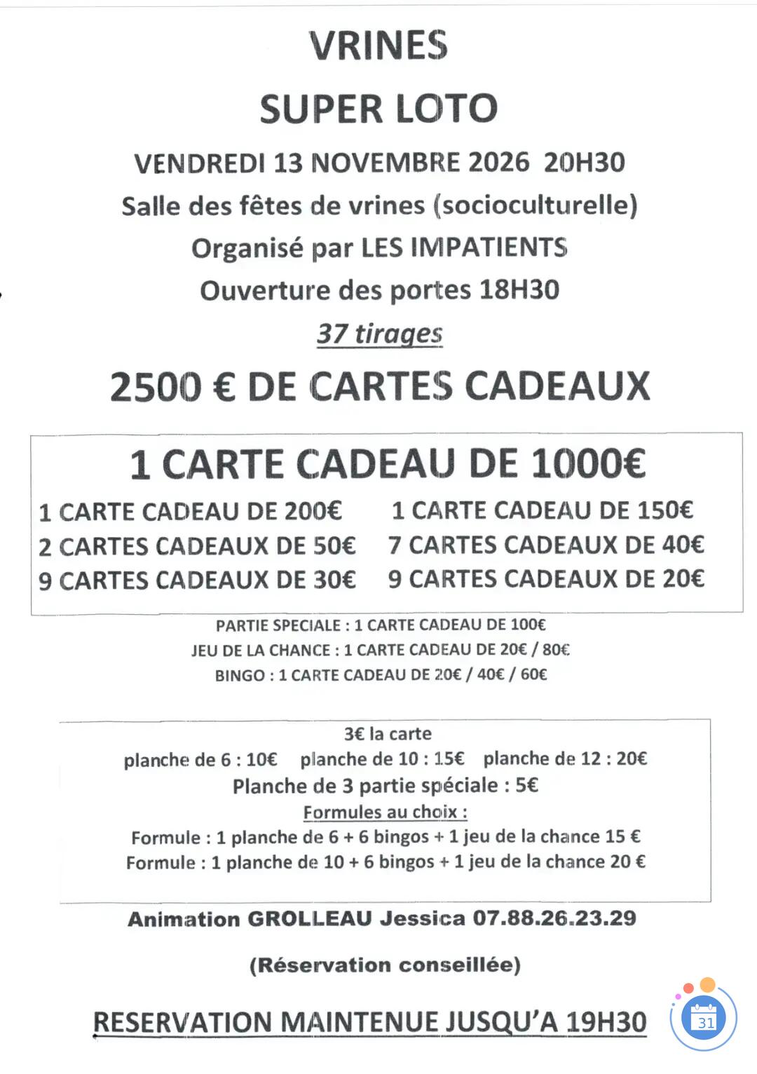 Image SUPER LOTO (photo 1)