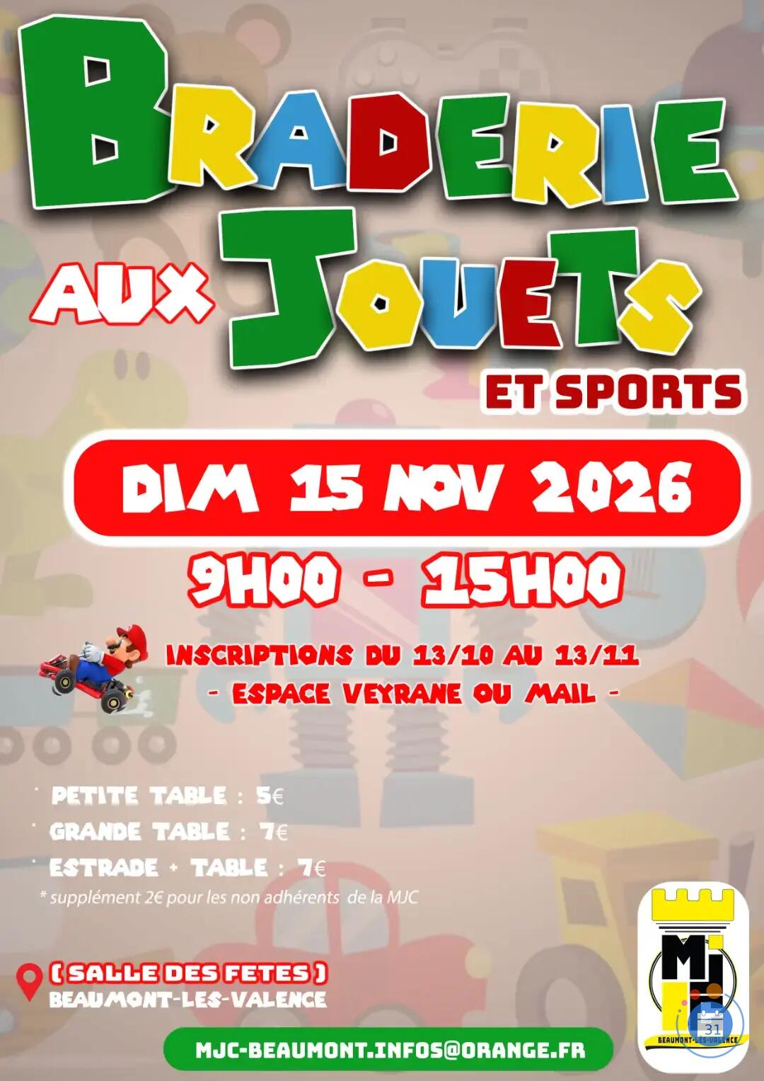 Image BRADERIE AUX JOUETS ET SPORTS (photo 1)