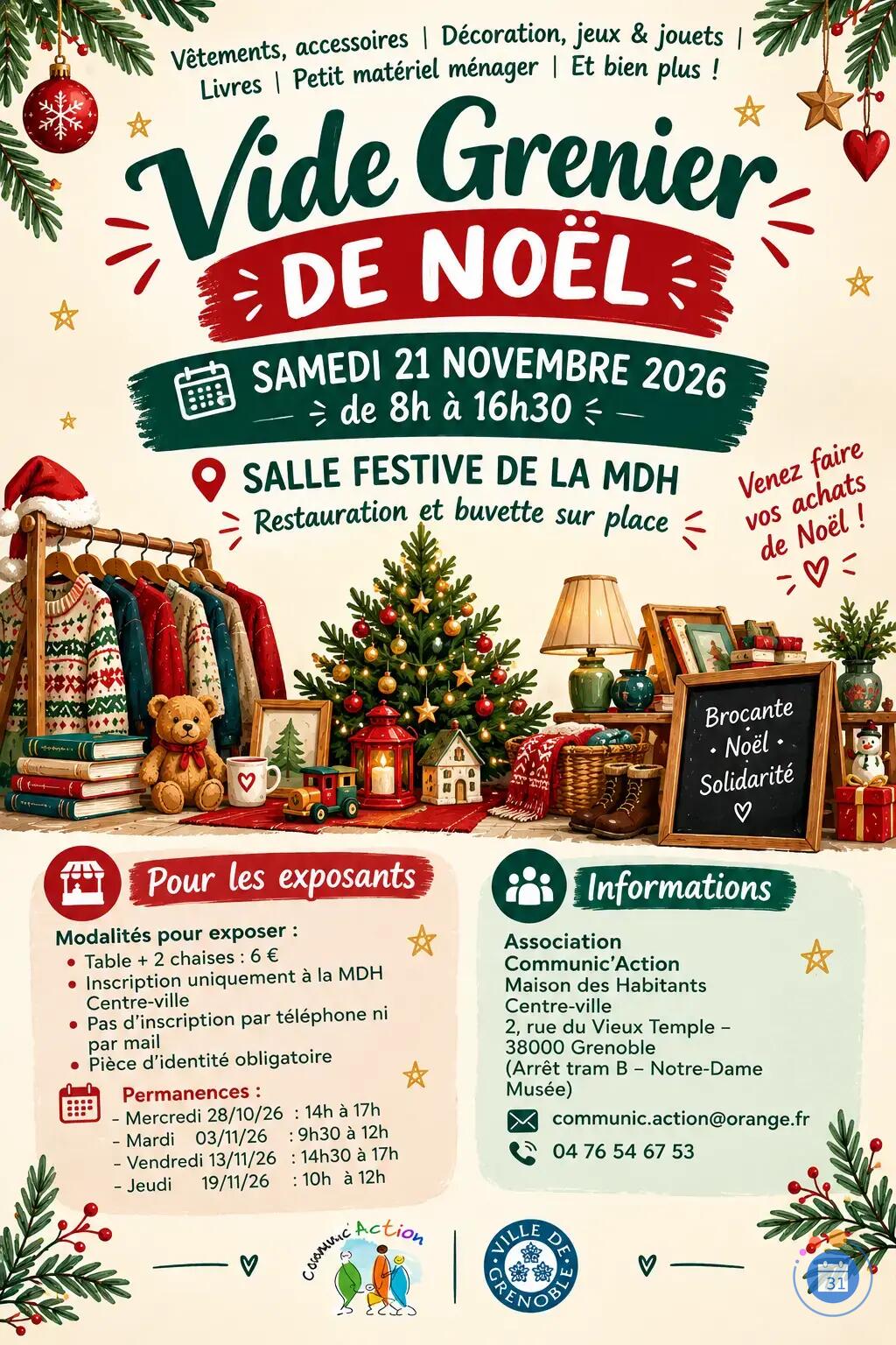 Image Vide grenier organisé par l'association Communic'Action (photo 1)