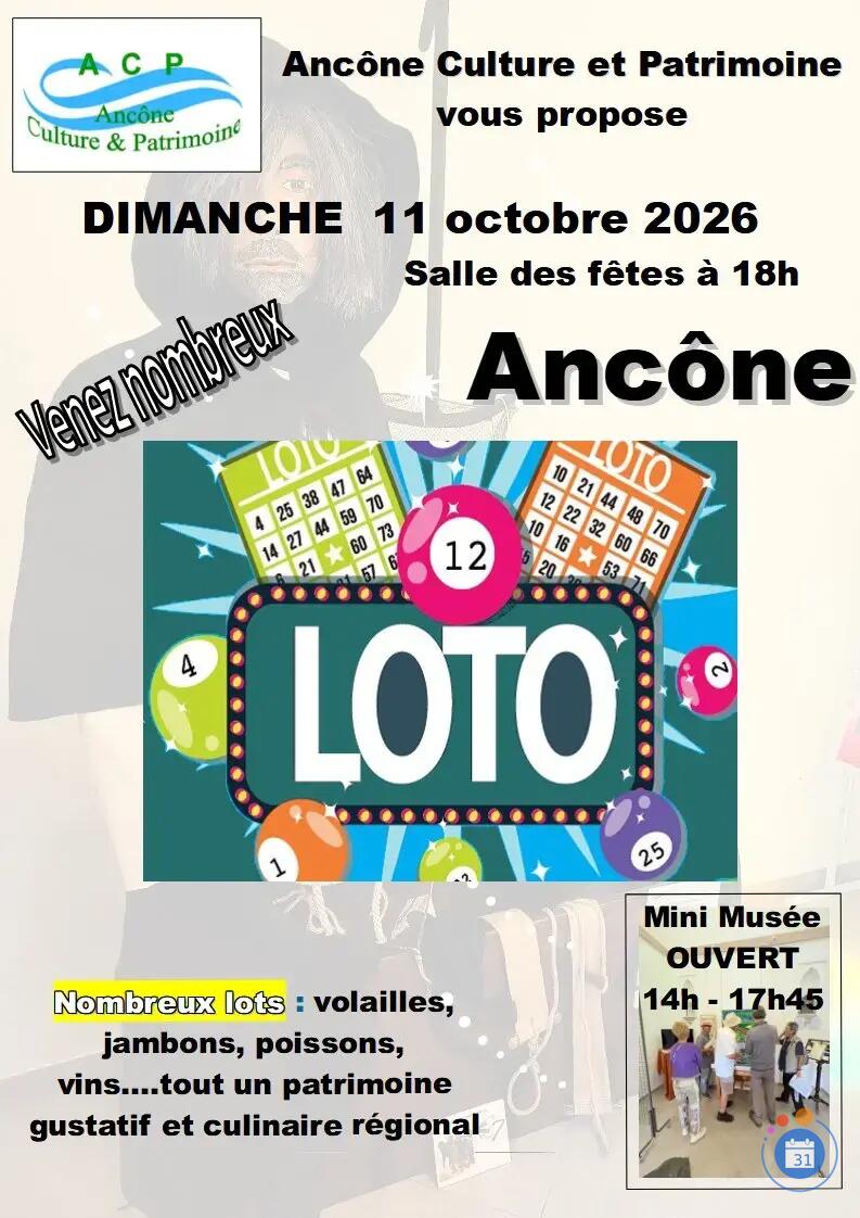 Image Loto de l'association Ancône Culture et Patrimoine (photo 1)