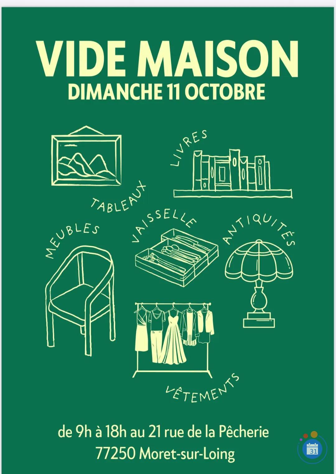 Image Vide maison moret 11 octobre (photo 1)