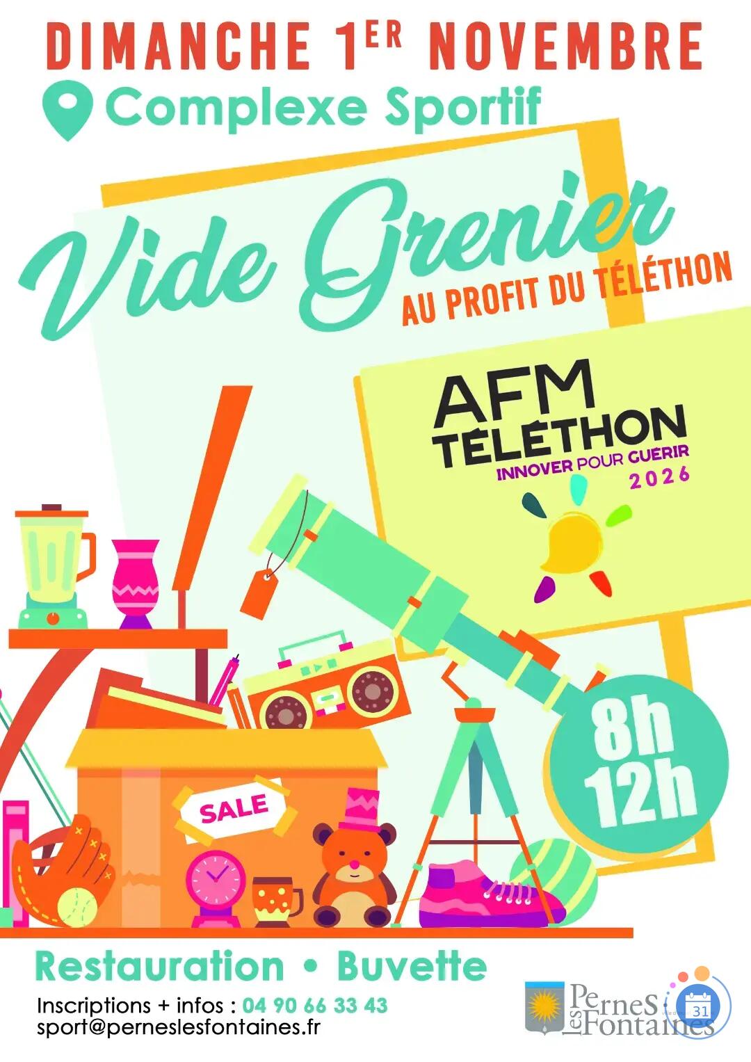 Image VIDE GRENIER AU PROFIT DU TELETHON (photo 1)