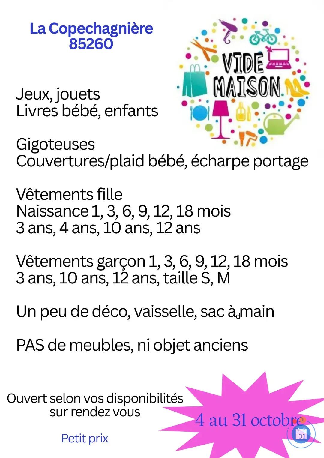 Image VIDE MAISON VIDE PLACARD (photo 1)