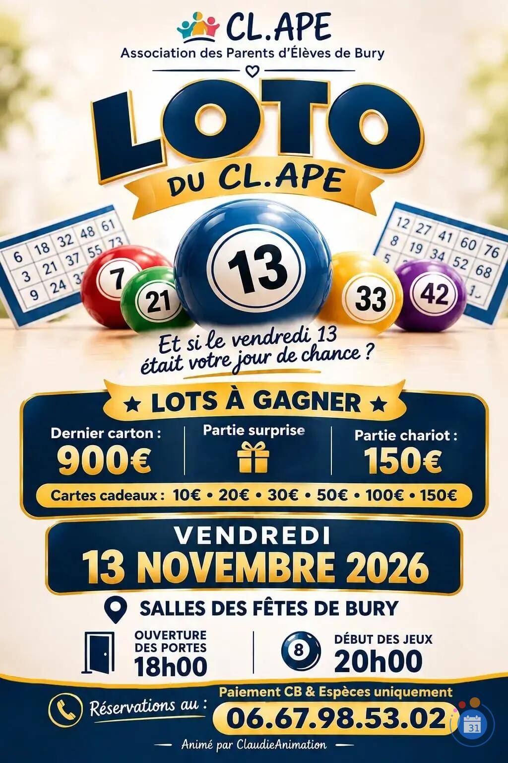 Image LOTO DU VENDREDI 13 (photo 1)